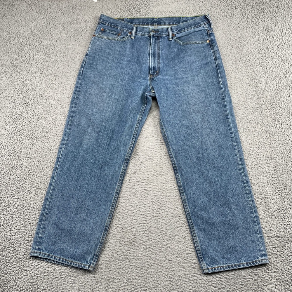 Levis 550 Jeans Mens 40x30 Blue Relaxed Fit Tapered Leg Denim Casual Classic